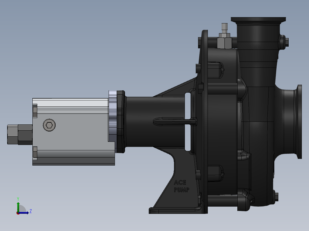 Ace泵-FMC-750F-HYD-M22左视图