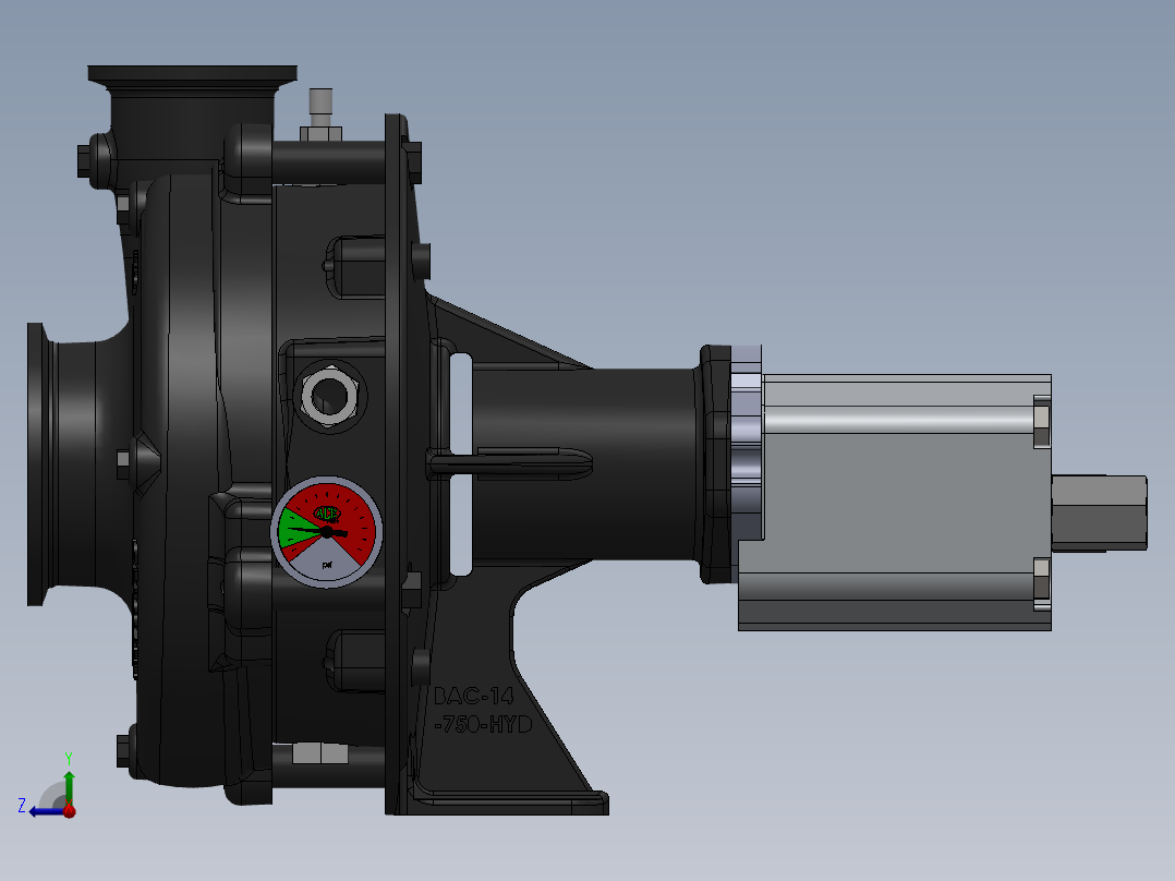 Ace泵-FMC-750F-HYD-M22右视图