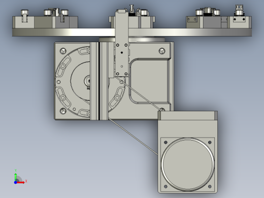 转盘机构1装配体前视缩略图