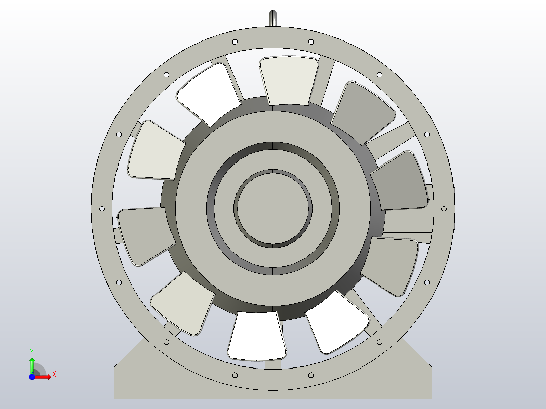 SWF系列混流风机[SWF系列混流风机-Ⅰ-8A]前视图