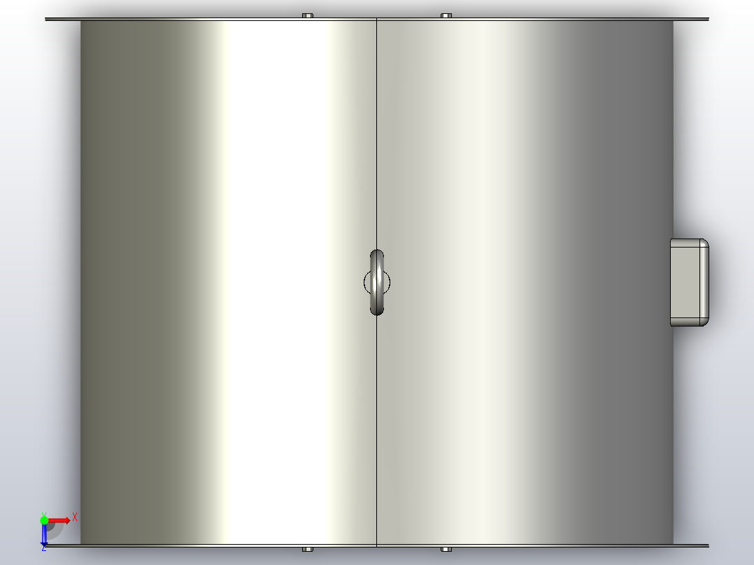 SWF系列混流风机[SWF系列混流风机-Ⅰ-8A]俯视图