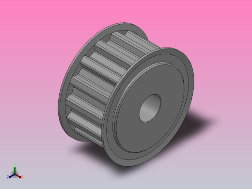 标准型梯形齿同步带轮T10型_ST10HC-15-20-dc12-A