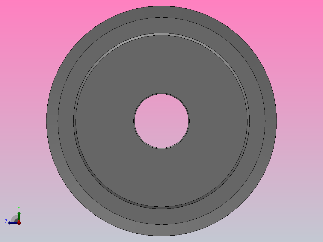 标准型梯形齿同步带轮T10型_ST10HC-15-20-dc12-A右视图