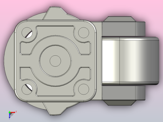 DX-150F福马轮，脚轮俯视缩略图