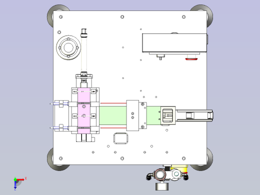 自动插钢针机自动上料设备俯视缩略图