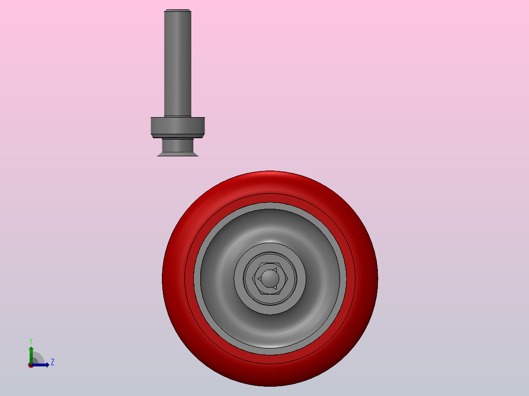 Colson-1_03354_91脚轮左视图