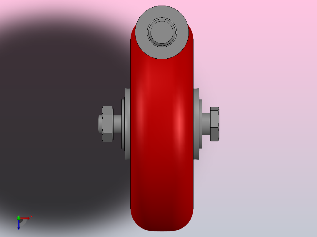 Colson-1_03354_91脚轮俯视图