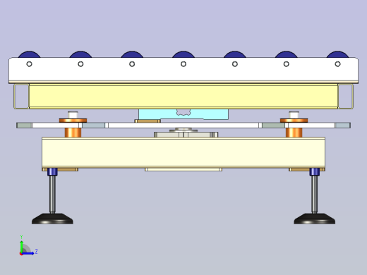 顶升滚筒输送线左视缩略图