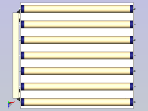 顶升滚筒输送线俯视缩略图