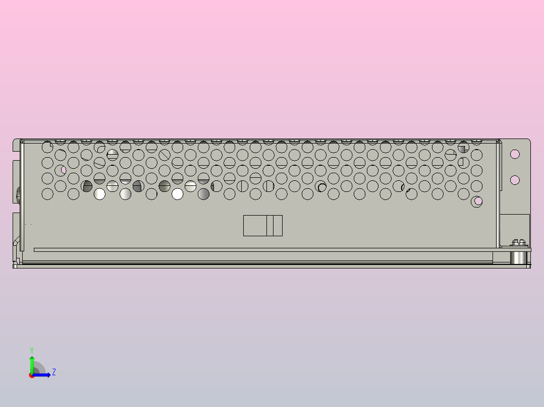 NKY1-S-150～200开关电源三维模型202010左视图