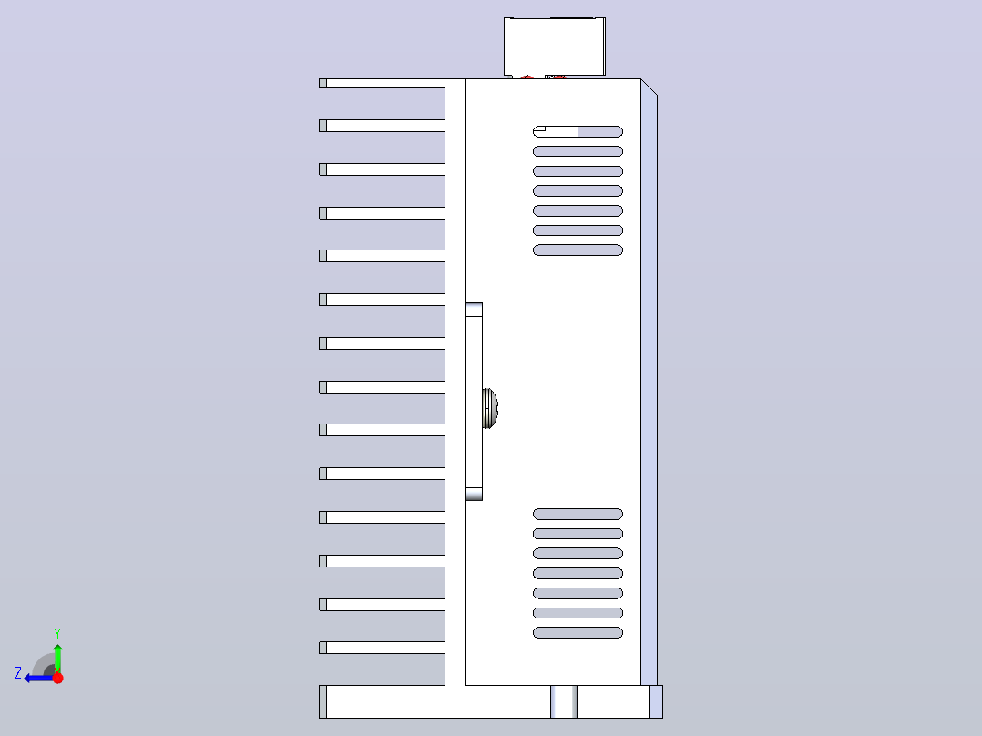 DMA860H微步驱动器右视图