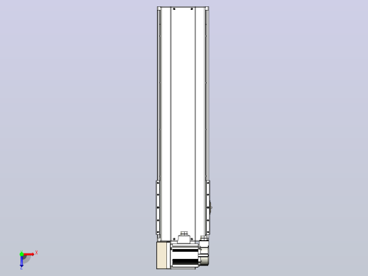 皮带直线轴半封闭可选导轨TPA-HNB-220D-176-L600-LU-C-P1K-N3俯视缩略图