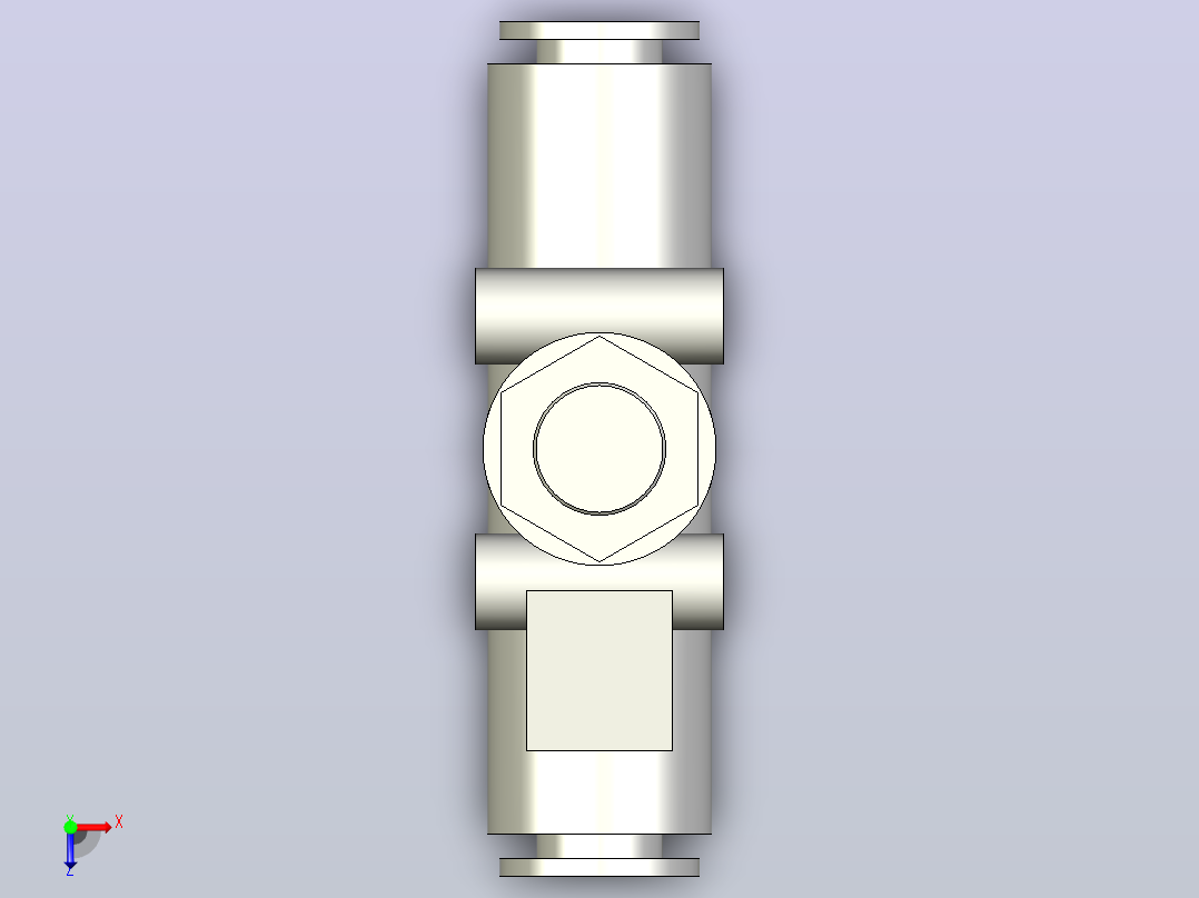 AS1002F~4002F 速度控制阀╱带快换接头 (直通型)[AS3002F-10] (2)俯视图