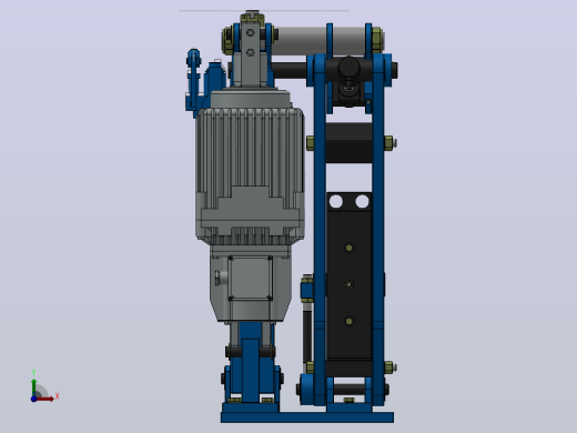 YP41系列电力液压盘式制动器YP41-4500-900×30-ⅡA-CL.RL.WL.HL前视缩略图