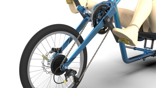 Tbike是一辆有30个齿轮，前后刹车，可旋转把手的跑车缩略图