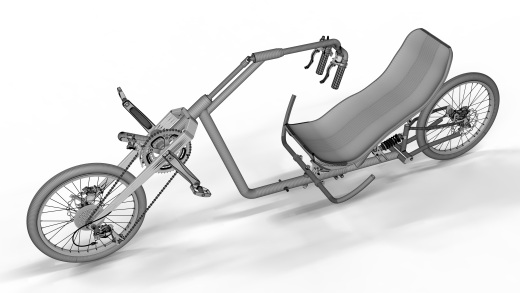 Tbike是一辆有30个齿轮，前后刹车，可旋转把手的跑车缩略图