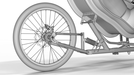 Tbike是一辆有30个齿轮，前后刹车，可旋转把手的跑车缩略图