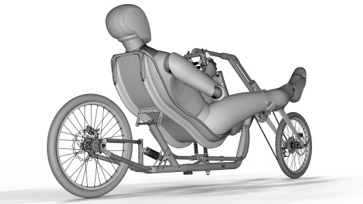Tbike是一辆有30个齿轮，前后刹车，可旋转把手的跑车缩略图