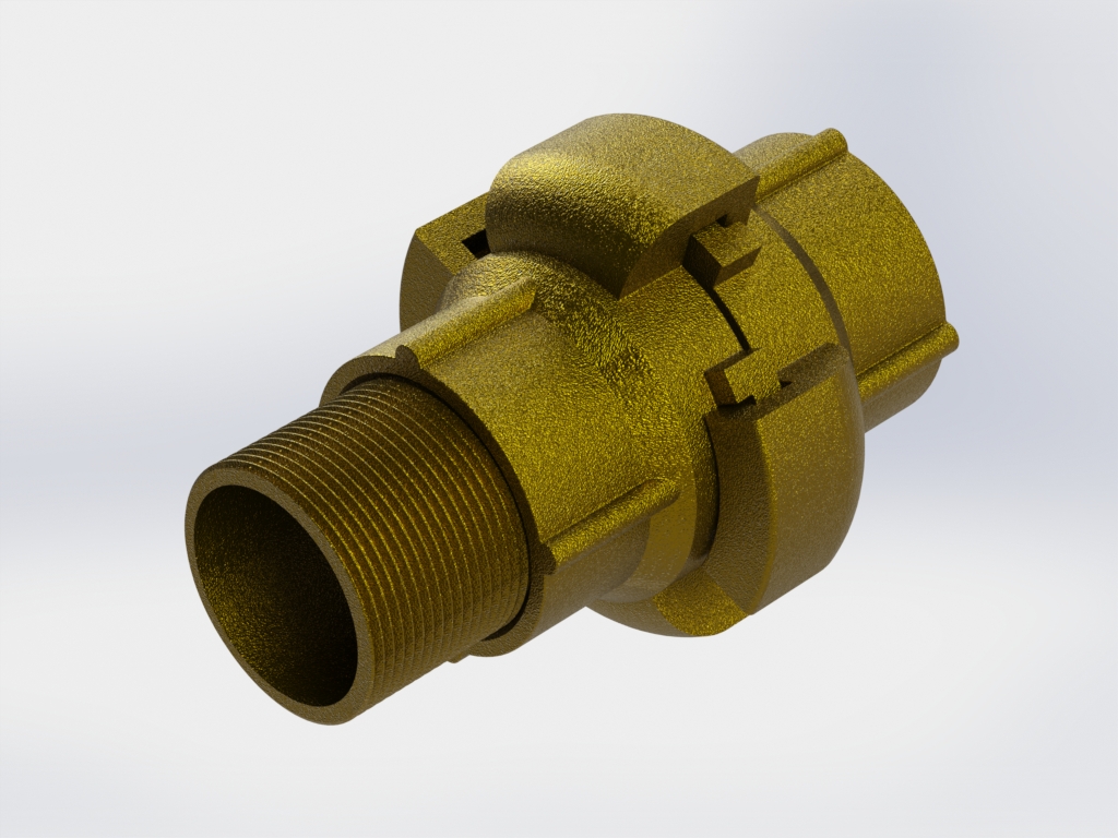 空气和水用扭爪软管接头1-2