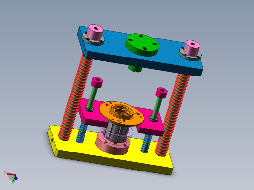 定子总成入端盖工装