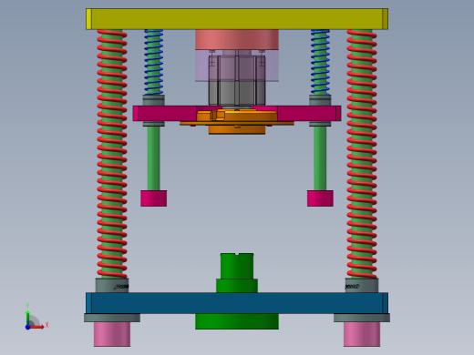 定子总成入端盖工装前视缩略图
