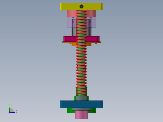 定子总成入端盖工装左视缩略图