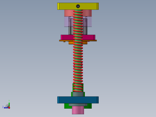 定子总成入端盖工装右视缩略图