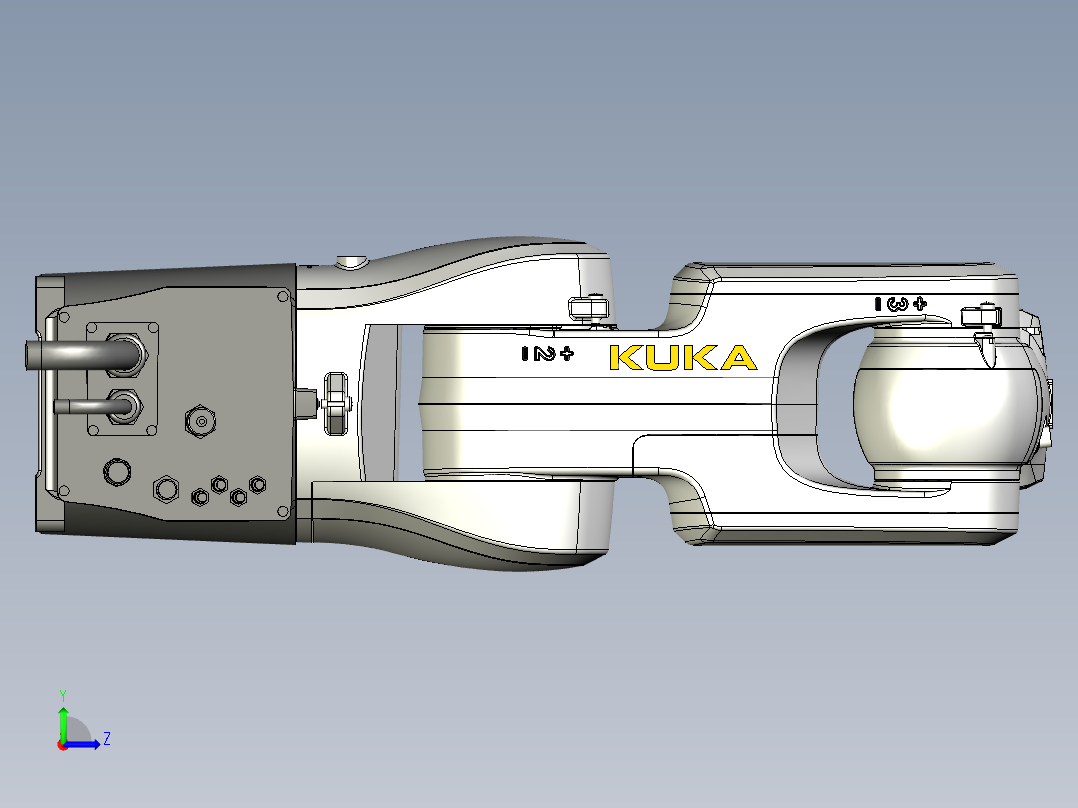 kuka kr4 agilus左视图