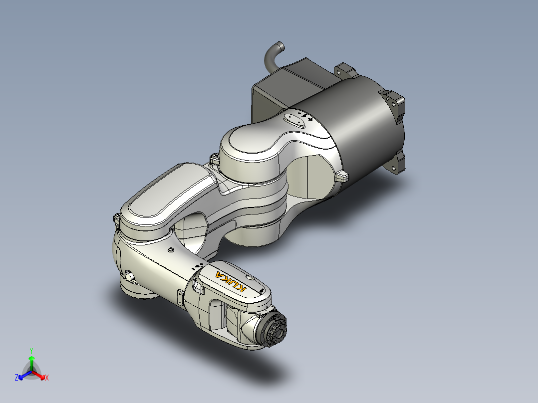 kuka kr4 agilus正等轴测图