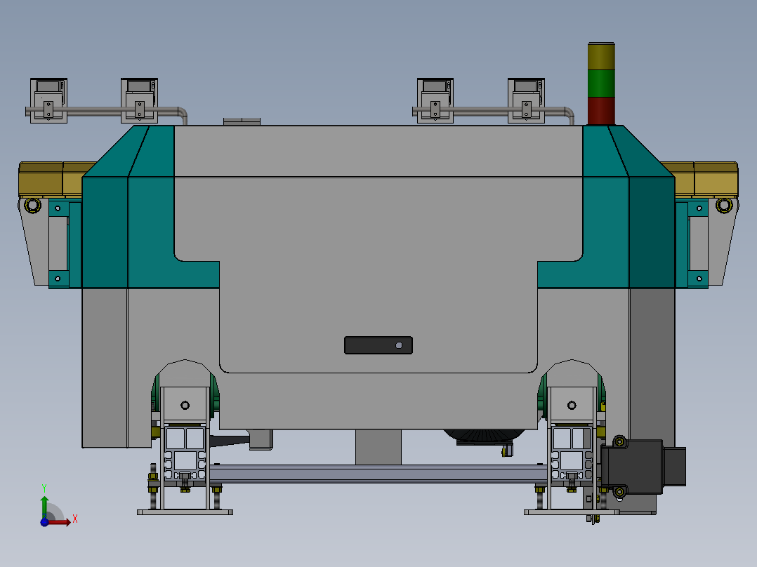 RGV穿梭车（实际投产）sw16可编辑前视图