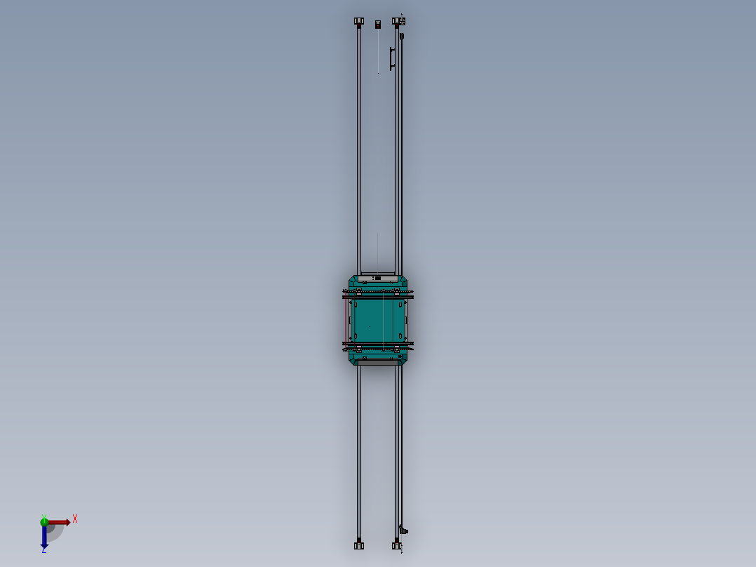 RGV穿梭车（实际投产）sw16可编辑俯视图