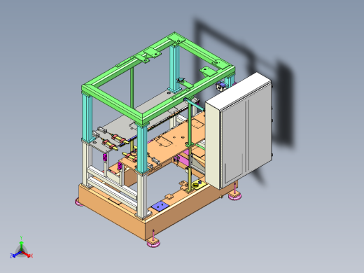 非标框架装配机设备