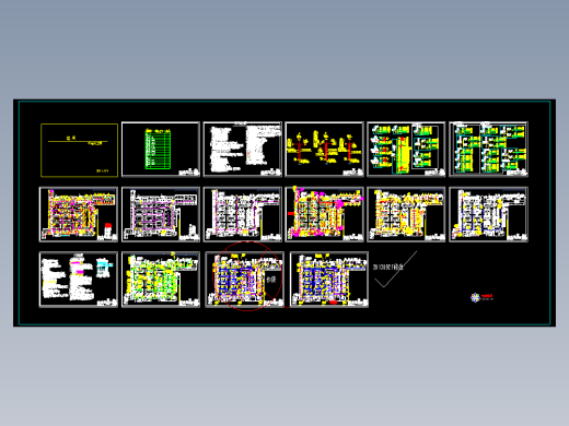 南京成熟社区中心大型便民综合菜市场室内装修CAD图纸尚书巷菜场