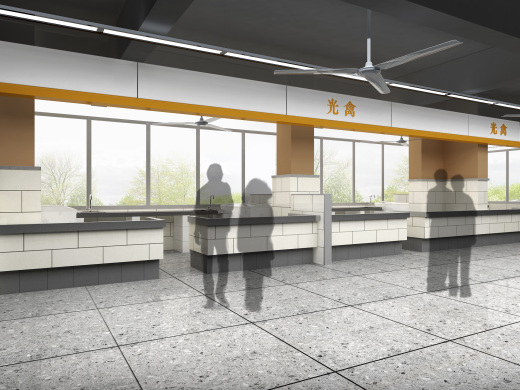 南京成熟社区中心大型便民综合菜市场室内装修CAD图纸尚书巷菜场缩略图