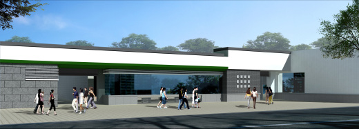 南京成熟社区中心大型便民综合菜市场室内装修CAD图纸尚书巷菜场缩略图