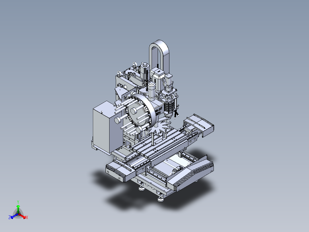 VMC850加工中心光机3D图纸 E004
