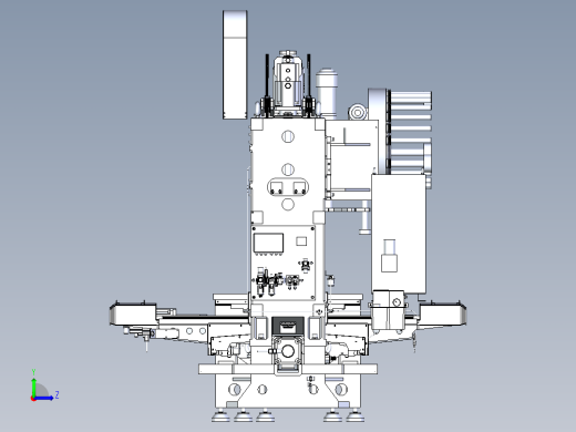 VMC850加工中心光机3D图纸 E004左视缩略图