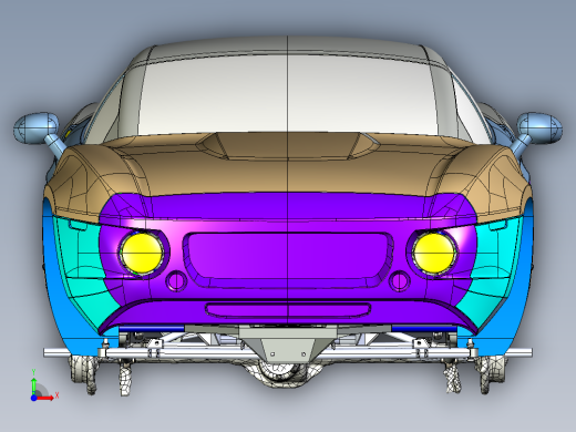 Rally Fighter跑车越野车3D图纸_IGS前视缩略图