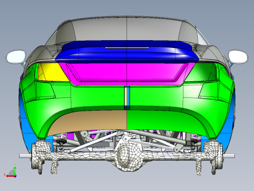 Rally Fighter跑车越野车3D图纸_IGS后视缩略图