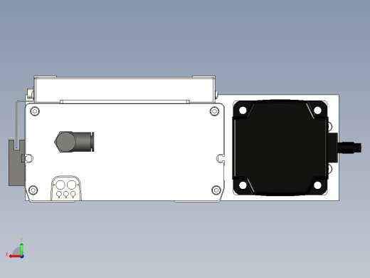 Toyo东佑达直线模组-ECH17-200-BR-750W后视缩略图