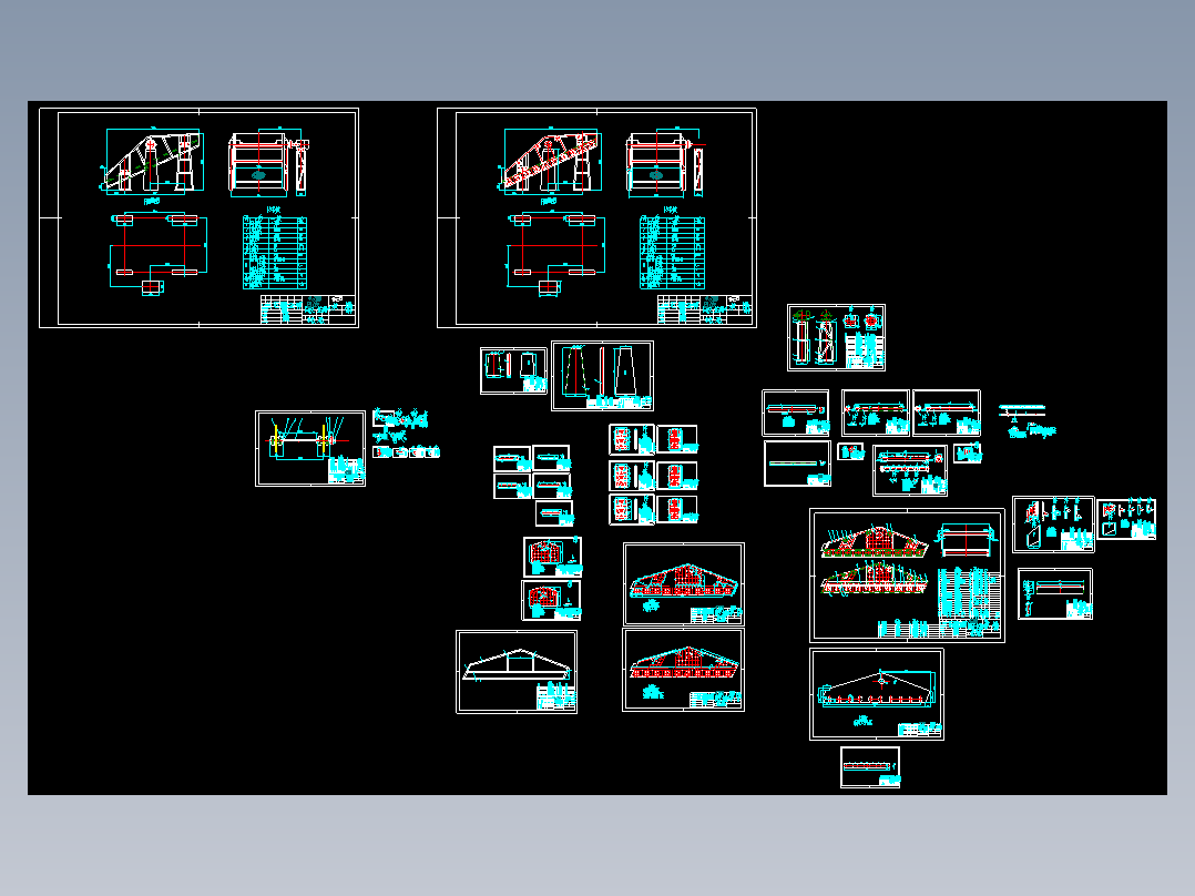 2860园振筛全套图（打散版）（精品全套CAD详细图）