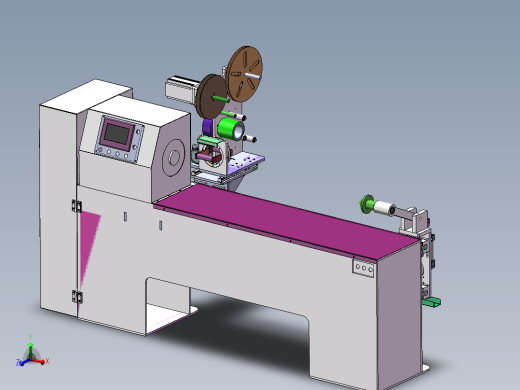 汽车波纹管缠绕机