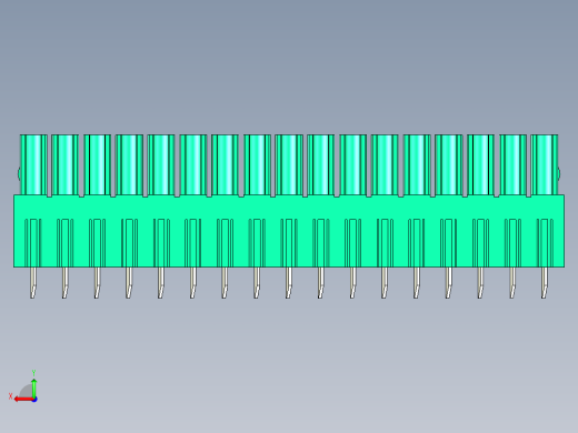 DEGSON 15EDG 系列 3.5mm 插拔式接线端子 FullPack-15EDGB-3.5-17P-14-00AH后视缩略图