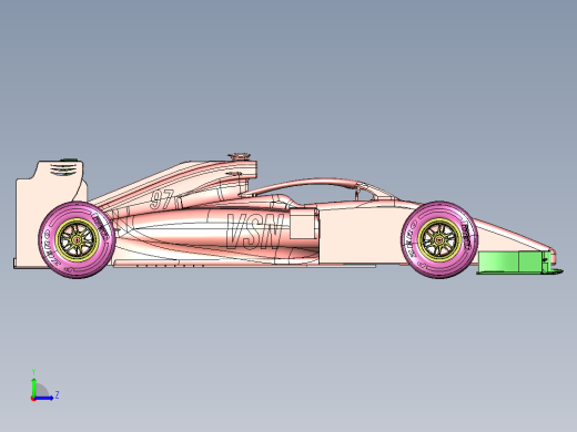 遥控玩具F1方程式模型车左视缩略图