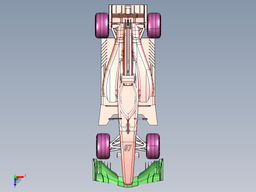 遥控玩具F1方程式模型车俯视缩略图