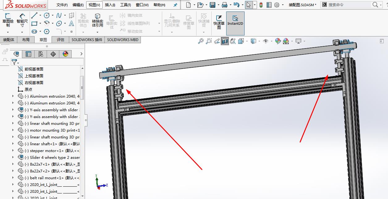 X轴Z轴步进电机直线运动驱动装置设