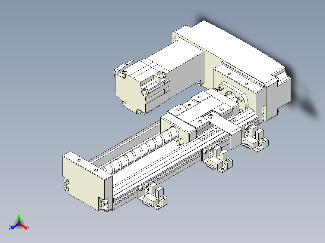钢基模组-TPA-KSR-6005C-200A1-ML-H1S1正等轴测图