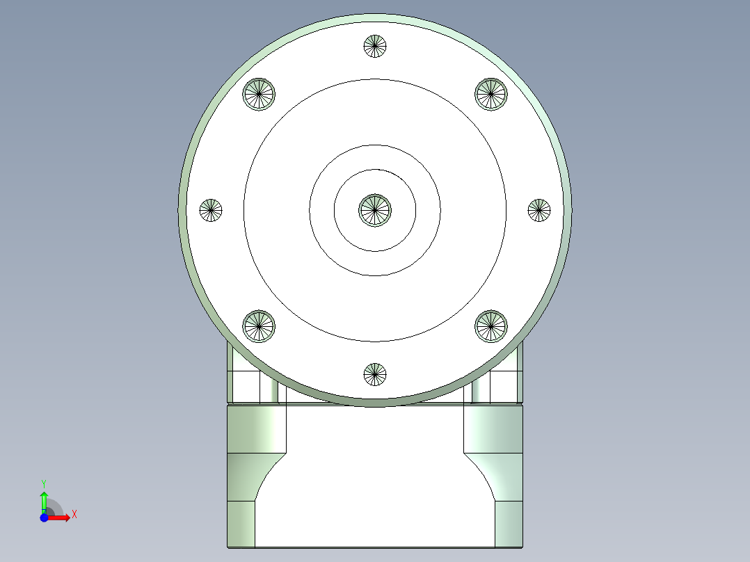 直齿ZPLE120-L2 19-70-90-M5.stp前视图