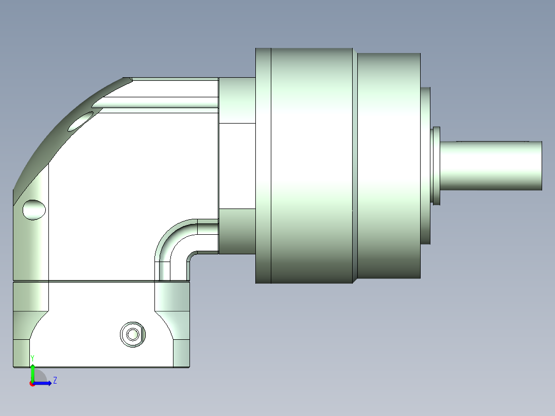 直齿ZPLE120-L2 19-70-90-M5.stp左视图