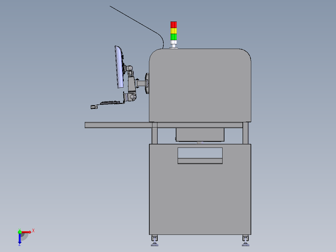 超声波清洗机俯视图